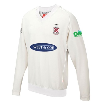 Hornchurch CC - Long Sleeve Sweater White Trim