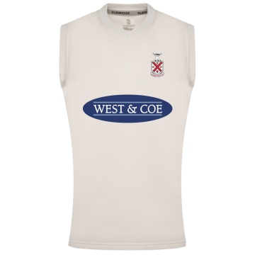 HORNCHURCH CC BLAST SLEEVELESS WOMENS SWEATER-Ivory