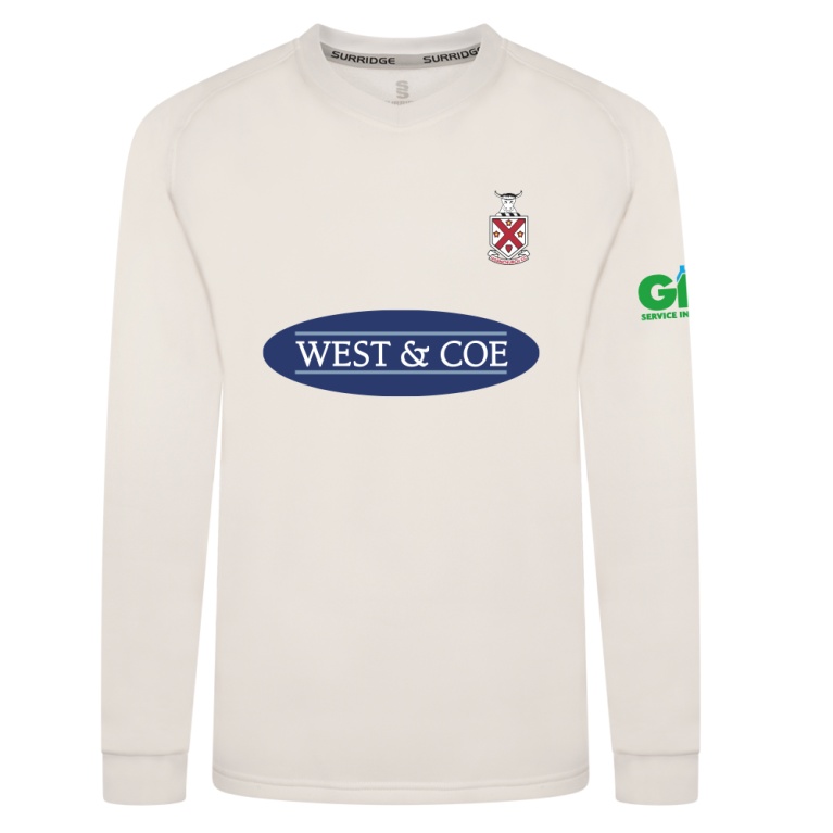 HORNCHURCH CC BLAST LONG SLEEVE WOMEN'S SWEATER - Ivory