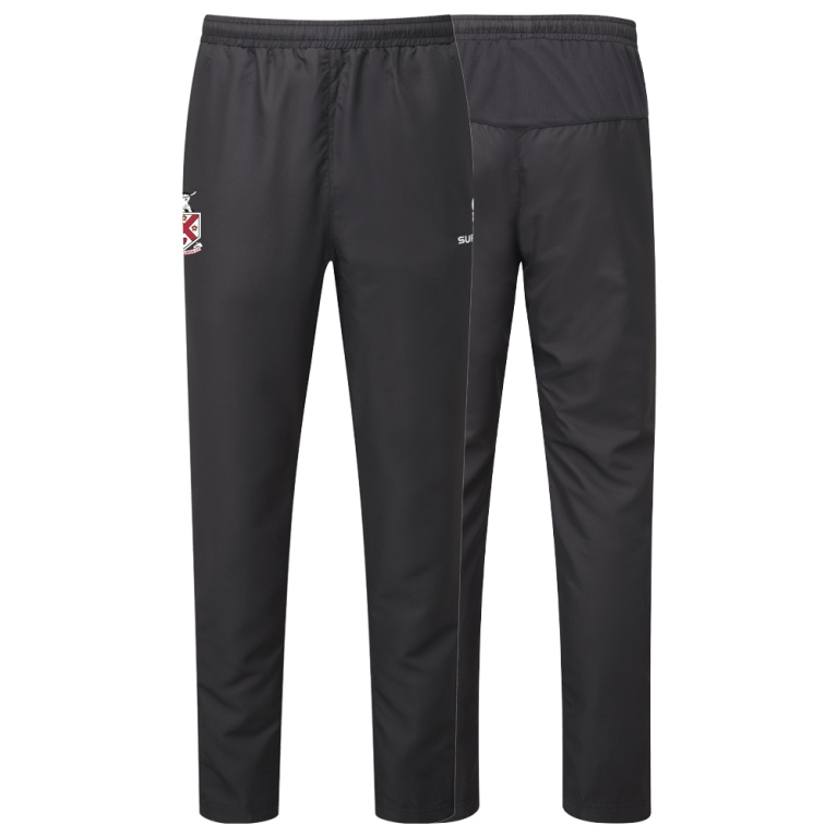 HORNCHURCH CC Rip Stop Track Pant : Black